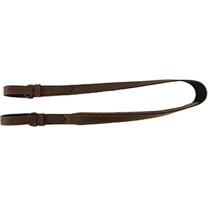 AKAH Gewehrriemen Pull-up Leder mit Wollfilz